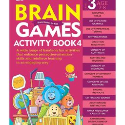 om books international Brain Games Activity Book Level 3 Collection of 7 Books - English image 5