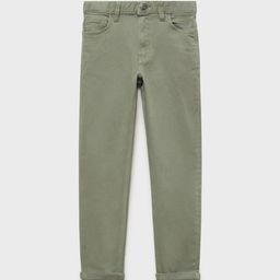Mango Kids Boys Twill Straight Fit Chinos-image-56