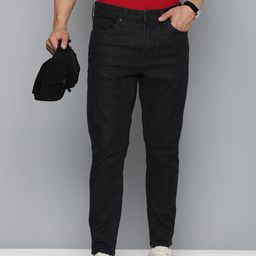Flying Machine Men High Rise Mankle Relax Tapered Fit Light Fade Stretchable Jeans-picture-49