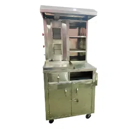 GENERIC Premium Quality Gas Operated Shawarma Machine Stainless Steel Body with Counter-picture-25