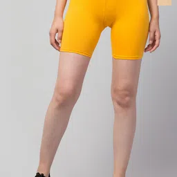 DRAXSTAR Women Solid Skinny Fit Low-Rise Running Sports Shorts Pack Of 2-image-95