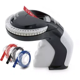 DYMO Omega Embsosser Xpress Pro Label Maker Starter kit with 3 Black 9 mm Tapes, 603271-image-7