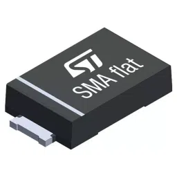 Stmicroelectronics Uni-Directional TVS Diode 2 Pins 400 W SMA Flat, SMA4F40A (Pack of 50)-3