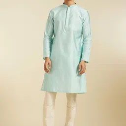 Diwas by Manyavar Men Embroidered Thread Work Kurta-image-60