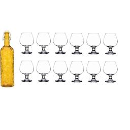 SOMIL Yellow Glass Airtight Can Bottle-image-47