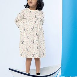 Totle Print Long Dress-19