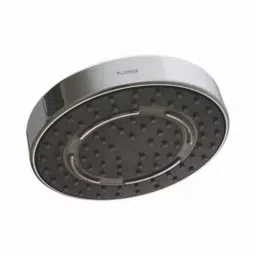PLUMBER Round LED, Overhead Rain Shower 200 mm without Shower Arm with, Anti-lime Jets, LDR-001-43