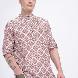 Anouk Rustic Men Ethnic Motifs Printed Sequinned Kurta-picture-21