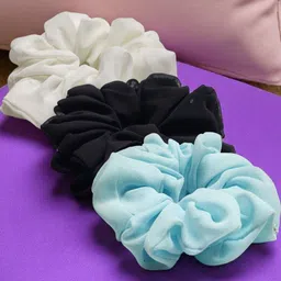 OOMPH Women Set of 3 Embellished Ponytail Holders-74