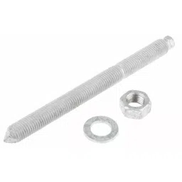 RS PRO Carbon Steel Anchor Bolt M16 x 190 mm, 18 mm fixing hole Model No 9086804 (1 Bag of 10)-16
