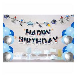 Untumble Space Theme Letter Bunting Kit- Multicolor-picture-13