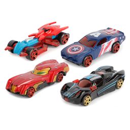 Fiddlerz Toyz Diecast Mini Metal Racing Car Set Crawling Vehicle Toy for Kids - Pack of 4-19