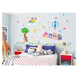 Jaamso Royals Cartoon Baby Decorative Self Adhesive Home Decor Wall Sticker-image-55