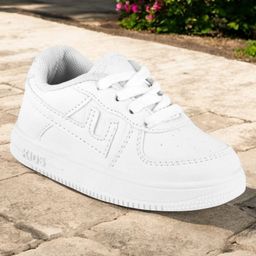Lil Lollipop Casual Shoes With Lace Tie Up - White-image-101