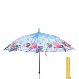john's umbrellas John's Umbrella  Disney Frozen Print Straight Umbrella with J Curve Handle - Multicolor image 3
