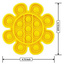 PLUSPOINT Pop it Rainbow Pop Fidget Stree Relieving Bubble Toy Pack of 2 - (Color & Print Design May Vary) image 4