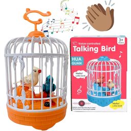 YAMAMA Interactive Talking Bird Toys for Kids with Realistic Bird Sounds, Talking, Singing And Mimicking Abilities Toy - (Pack of 1 - Color May Vary) image 4