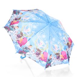 john's umbrellas John's Umbrella  Disney Frozen Print Straight Umbrella with J Curve Handle - Multicolor image 5