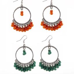 Creative Frogs Women Green Earrings-52