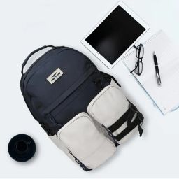 Red Tape Navy Blue Polyester 23L Laptop Backpack-picture-31