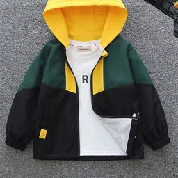 INCLUD Boys Colourblocked Open Front Jacket-picture-12