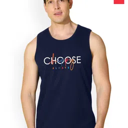 SLOWLORIS Men Pack Of 2 Printed Bio-Wash Combed Cotton Gym Vest-picture-20