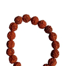 Divine souvenirs Unisex Rudhraksha Beaded Elasticated Bracelet-50
