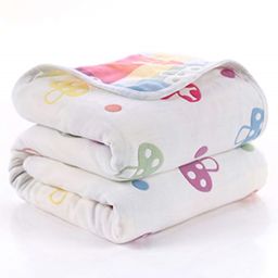 Syga Pure Soft Cotton Blanket Mushroom Print - Multicolor(Color and design slightly may vary)-picture-24