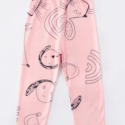 Kookie Kids Full Length Printed Leggings - Pink-picture-22