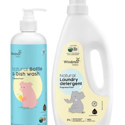 Windmill Natural Bottle & Dish Wash With Laundry Detergent - 450 ml & 900 ml-13