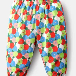 Kookie Kids Full Length Lounge Pant Floral Print - Multicolour-picture-37