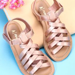 Pine Kids Mule Sandals - Rose Gold-image-58