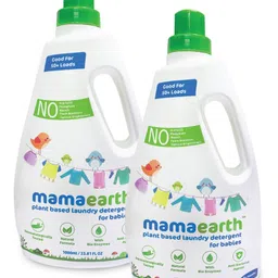 mamaearth baby mamaearth Plant Based Baby Laundry Liquid  Detergent - 1000 ml (Pack of 2)-picture-26