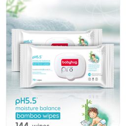 Babyhug Pro pH 5.5 Moisture Balance Bamboo Wipes - 72 pieces ( Pack of 2)-20