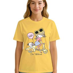 Raregems Graphic Printed Round Neck Pure Cotton T-shirt-image-55