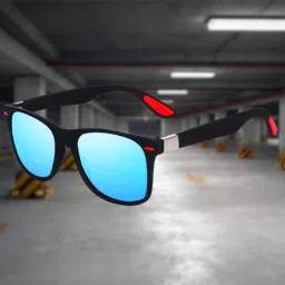 Polarized Wayfarer Sunglasses (Free Size)-image-16