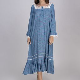 Moomaya Printed Nightdress-image-21