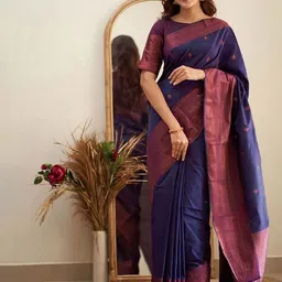 Lookmark Floral Designer Banarasi Saree-picture-44