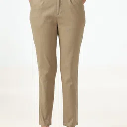 URBAN POCHE Women Tapered Fit High-Rise Trousers-picture-22