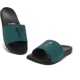 Trekiva Men Green PU Flip Flops-image-107