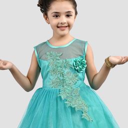 BAESD Embellished Net Fit & Flare Midi Dress image 2