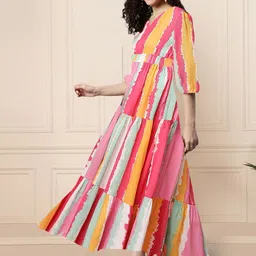 Jash Creation Women Pink Kurtas-picture-1