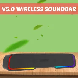 SACRO Audio Bar (PORTABLE HOME TV SOUNDBAR) Dynamic Thunder Sound 2400mAh BatteryBR347 25 W Bluetooth Soundbar-image-51
