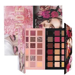Huda Girl Set Of 2 18 Colors Eyeshadow Palette - 18 g Each Nude & Rose Gold-14