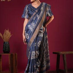 Anouk Women Floral Zari Sungudi Saree-image-51