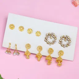 PRIVIU Circular Studs Earrings-image-23