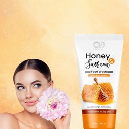 CO BEAUTY Set Of 2 Honey & Saffron Face Wash With Rice Water - 100 ml Each image 5
