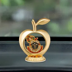 INTERNATIONAL GIFT Gold-Toned Banke Bihari Murti In Apple Shape Religious Idol Showpiece-image-58