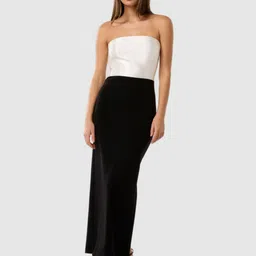 Forever New Colourblocked Satin Maxi Dress-picture-45