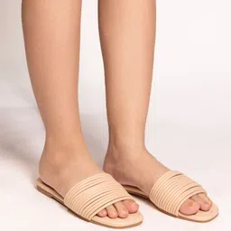 CAI Women Open Toe Flats-image-44